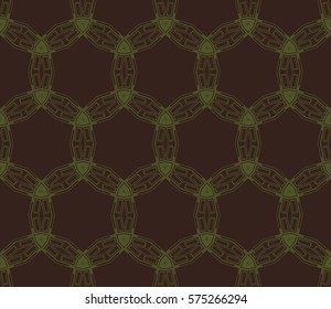 Modern stylish texture. Repeating abstract background with chaotic strokes.Vector monochrome seamless pattern