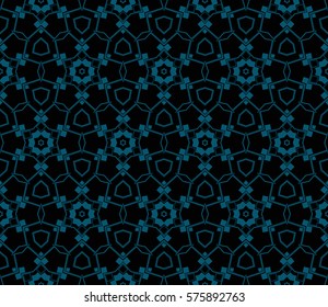 Modern stylish texture. Repeating abstract background with chaotic strokes.Vector monochrome seamless pattern
