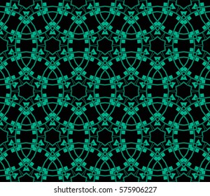 Modern stylish texture. Repeating abstract background with chaotic strokes.Vector monochrome seamless pattern