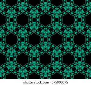 Modern stylish texture. Repeating abstract background with chaotic strokes.Vector monochrome seamless pattern