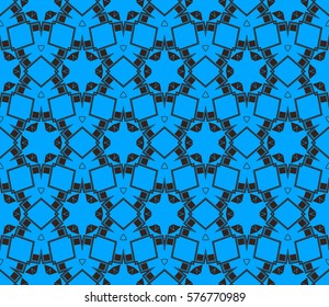 Modern stylish texture. Repeating abstract background with chaotic strokes.Vector monochrome seamless pattern