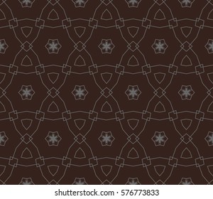 Modern stylish texture. Repeating abstract background with chaotic strokes.Vector monochrome seamless pattern