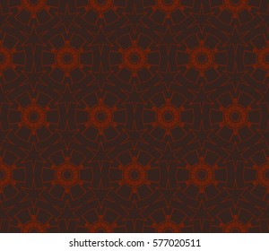 Modern stylish texture. Repeating abstract background with chaotic strokes.Vector monochrome seamless pattern