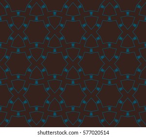 Modern stylish texture. Repeating abstract background with chaotic strokes.Vector monochrome seamless pattern