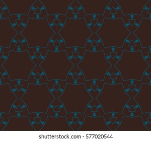 Modern stylish texture. Repeating abstract background with chaotic strokes.Vector monochrome seamless pattern