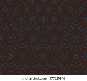Modern stylish texture. Repeating abstract background with chaotic strokes.Vector monochrome seamless pattern
