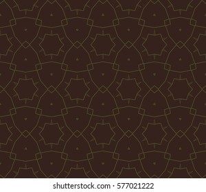 Modern stylish texture. Repeating abstract background with chaotic strokes.Vector monochrome seamless pattern