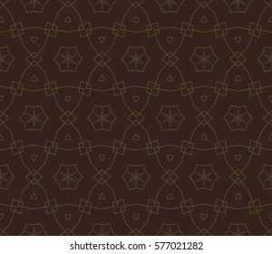 Modern stylish texture. Repeating abstract background with chaotic strokes.Vector monochrome seamless pattern