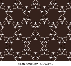 Modern stylish texture. Repeating abstract background with chaotic strokes.Vector monochrome seamless pattern