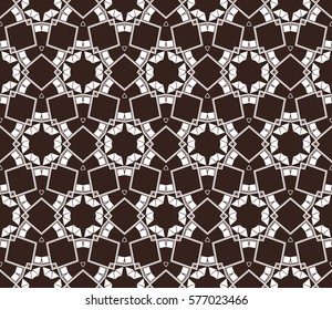 Modern stylish texture. Repeating abstract background with chaotic strokes.Vector monochrome seamless pattern