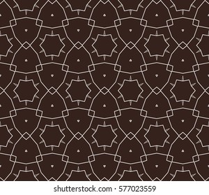 Modern stylish texture. Repeating abstract background with chaotic strokes.Vector monochrome seamless pattern