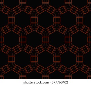 Modern stylish texture. Repeating abstract background with chaotic strokes.Vector monochrome seamless pattern