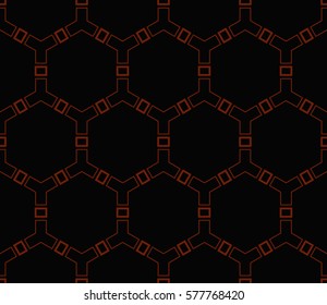 Modern stylish texture. Repeating abstract background with chaotic strokes.Vector monochrome seamless pattern