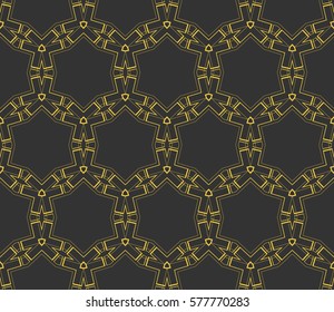 Modern stylish texture. Repeating abstract background with chaotic strokes.Vector monochrome seamless pattern