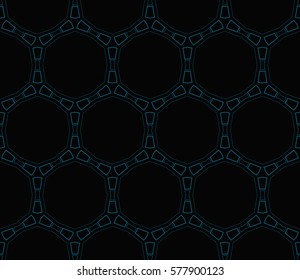 Modern stylish texture. Repeating abstract background with chaotic strokes.Vector monochrome seamless pattern