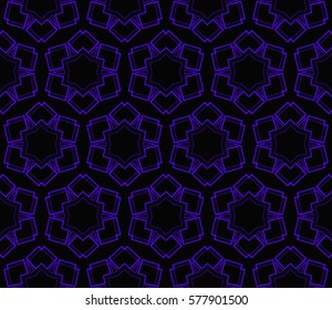 Modern stylish texture. Repeating abstract background with chaotic strokes.Vector monochrome seamless pattern