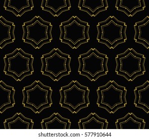Modern stylish texture. Repeating abstract background with chaotic strokes.Vector monochrome seamless pattern