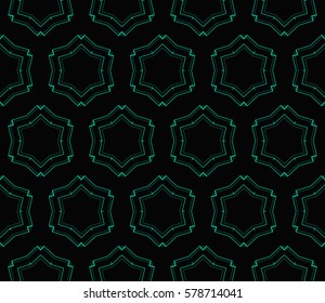 Modern stylish texture. Repeating abstract background with chaotic strokes.Vector monochrome seamless pattern