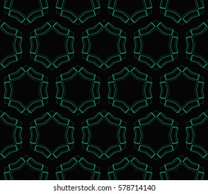 Modern stylish texture. Repeating abstract background with chaotic strokes.Vector monochrome seamless pattern