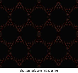 Modern stylish texture. Repeating abstract background with chaotic strokes.Vector monochrome seamless pattern