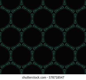 Modern stylish texture. Repeating abstract background with chaotic strokes.Vector monochrome seamless pattern