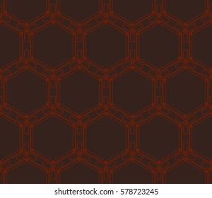 Modern stylish texture. Repeating abstract background with chaotic strokes.Vector monochrome seamless pattern