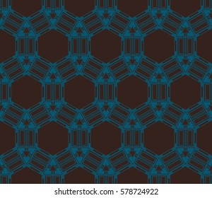 Modern stylish texture. Repeating abstract background with chaotic strokes.Vector monochrome seamless pattern