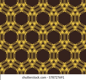 Modern stylish texture. Repeating abstract background with chaotic strokes.Vector monochrome seamless pattern