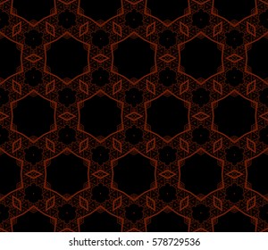 Modern stylish texture. Repeating abstract background with chaotic strokes.Vector monochrome seamless pattern