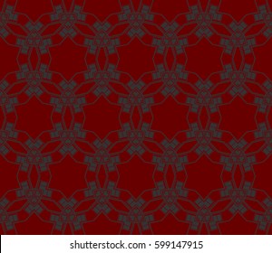 Modern stylish texture. Repeating abstract background with chaotic strokes.Vector monochrome seamless pattern