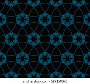 Modern stylish texture. Repeating abstract background with chaotic strokes.Vector monochrome seamless pattern