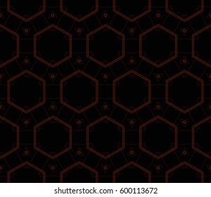 Modern stylish texture. Repeating abstract background with chaotic strokes.Vector monochrome seamless pattern