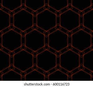 Modern stylish texture. Repeating abstract background with chaotic strokes.Vector monochrome seamless pattern