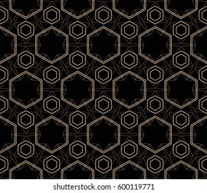 Modern stylish texture. Repeating abstract background with chaotic strokes.Vector monochrome seamless pattern