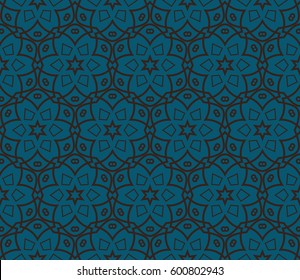 Modern stylish texture. Repeating abstract background with chaotic strokes.Vector monochrome seamless pattern
