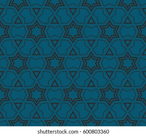 Modern stylish texture. Repeating abstract background with chaotic strokes.Vector monochrome seamless pattern