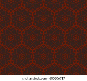 Modern stylish texture. Repeating abstract background with chaotic strokes.Vector monochrome seamless pattern