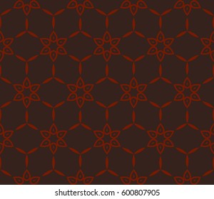 Modern stylish texture. Repeating abstract background with chaotic strokes.Vector monochrome seamless pattern