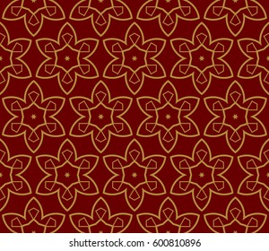 Modern stylish texture. Repeating abstract background with chaotic strokes.Vector monochrome seamless pattern