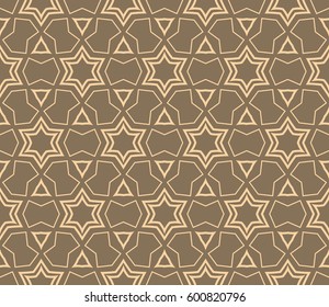 Modern stylish texture. Repeating abstract background with chaotic strokes.Vector monochrome seamless pattern