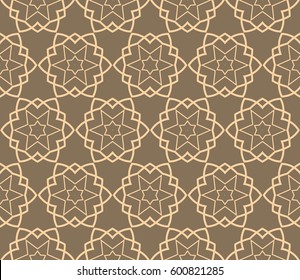 Modern stylish texture. Repeating abstract background with chaotic strokes.Vector monochrome seamless pattern