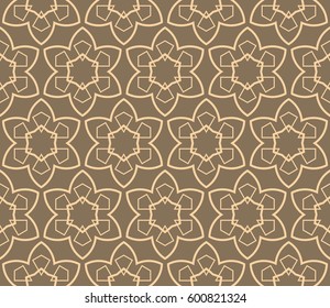 Modern stylish texture. Repeating abstract background with chaotic strokes.Vector monochrome seamless pattern