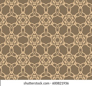 Modern stylish texture. Repeating abstract background with chaotic strokes.Vector monochrome seamless pattern