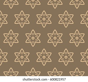 Modern stylish texture. Repeating abstract background with chaotic strokes.Vector monochrome seamless pattern