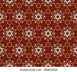 Modern stylish texture. Repeating abstract background with chaotic strokes.Vector monochrome seamless pattern