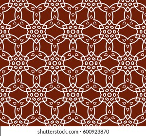 Modern stylish texture. Repeating abstract background with chaotic strokes.Vector monochrome seamless pattern