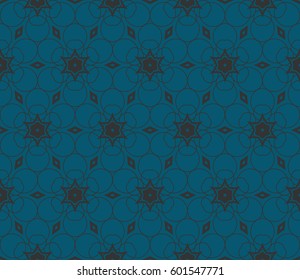 Modern stylish texture. Repeating abstract background with chaotic strokes.Vector monochrome seamless pattern