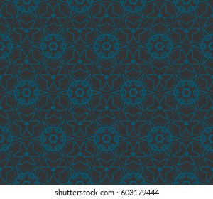 Modern stylish texture. Repeating abstract background with chaotic strokes.Vector monochrome seamless pattern