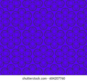 Modern stylish texture. Repeating abstract background with chaotic strokes.Vector monochrome seamless pattern