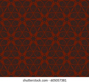 Modern stylish texture. Repeating abstract background with chaotic strokes.Vector monochrome seamless pattern